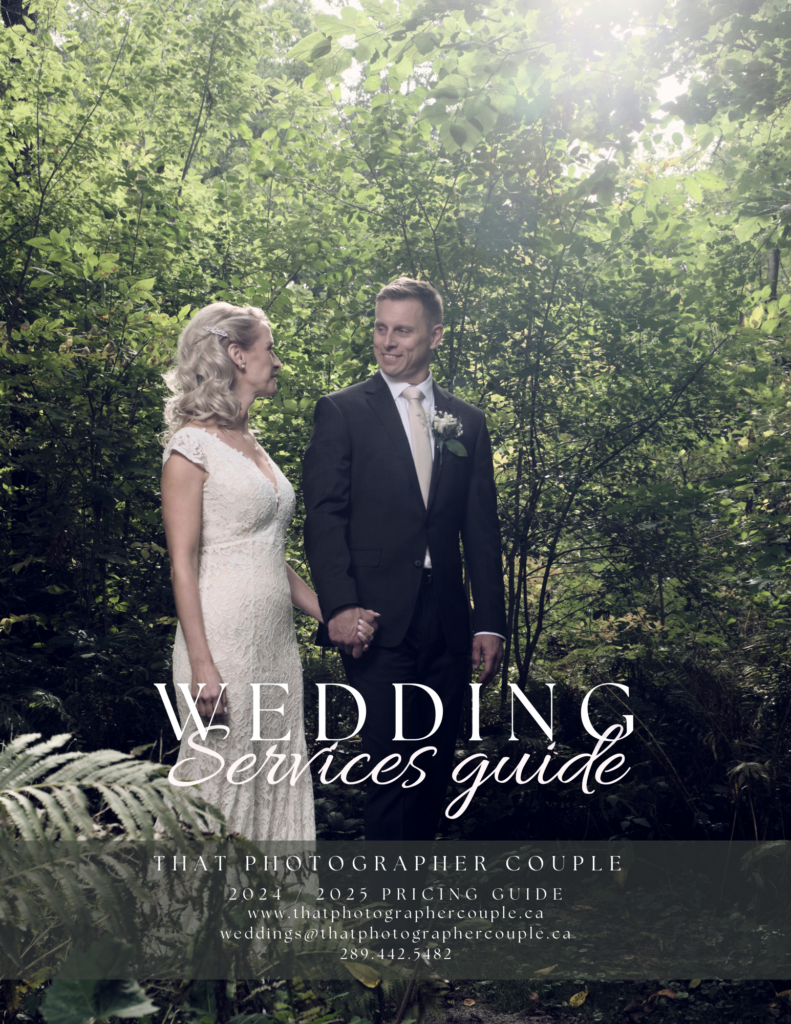 Cover of wedding photographers, that photographer couple - wedding services guide.